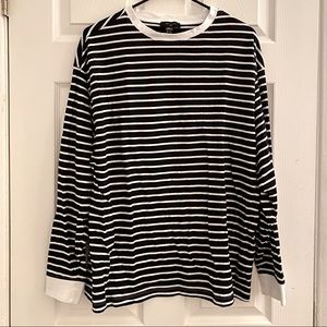 Long sleeve stripped tee